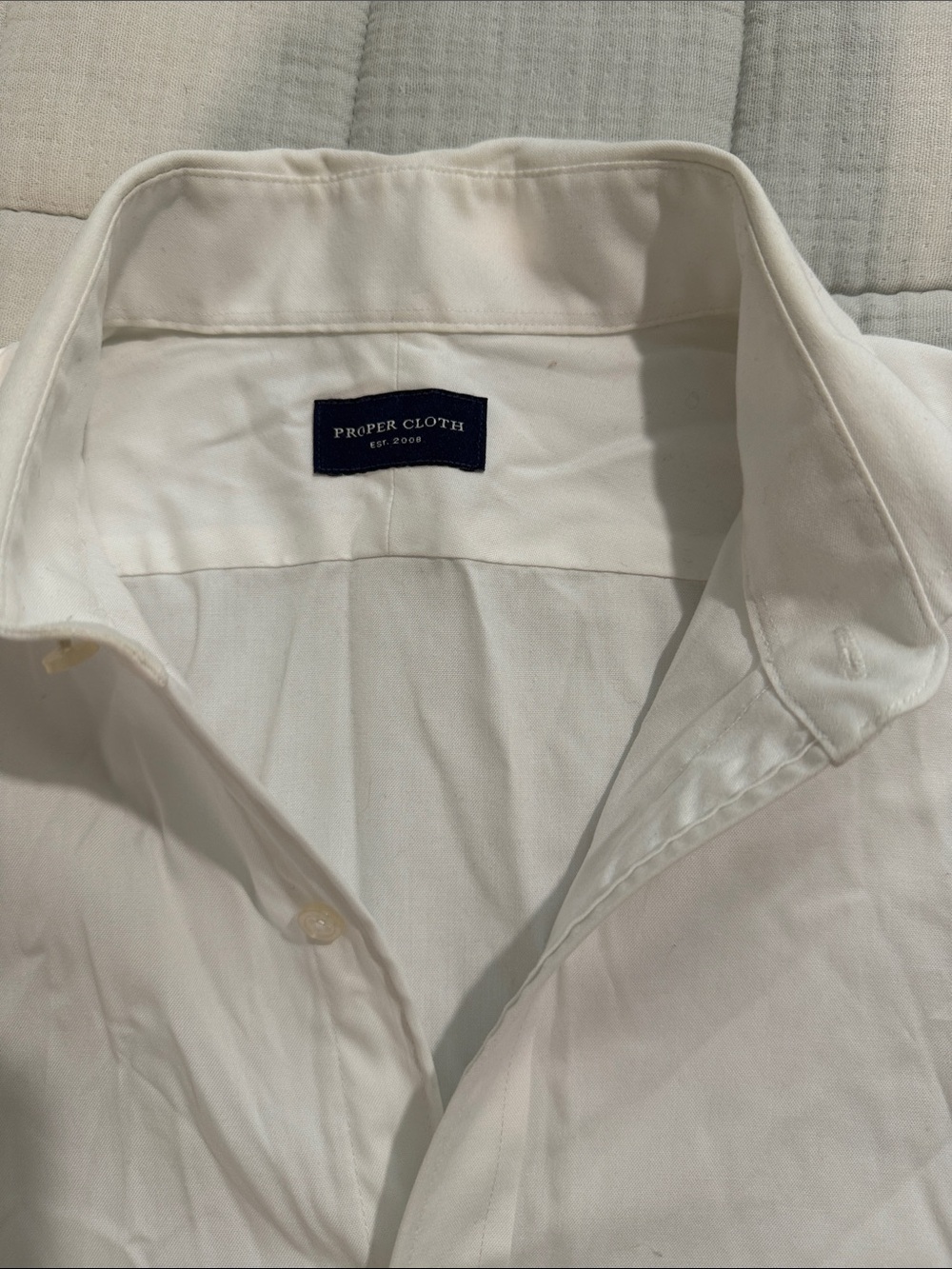 White proper clothes Men's Dress Shirt